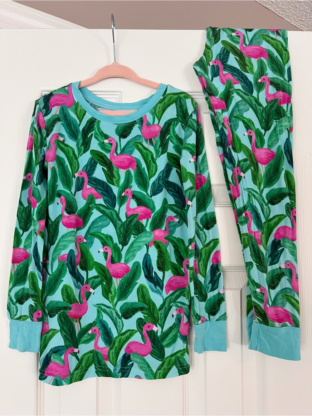 Little Sleepies Palm Springs Flamingo Pajama Set - 7/8 (Like New!)